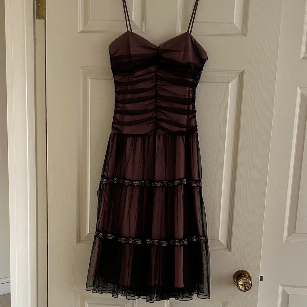 Chic Black and  Pink Dress